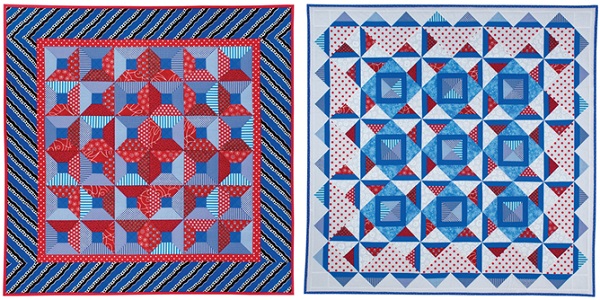 Red-white-and-blue-quilts-from-Quilts-on-the-Double